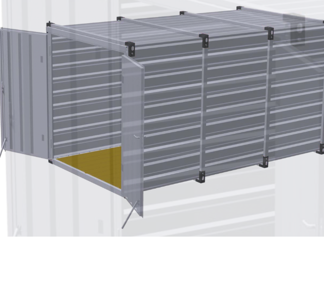 Materiaalcontainer 4 meter