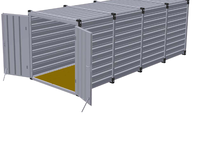 Materiaalcontainer 6 meter